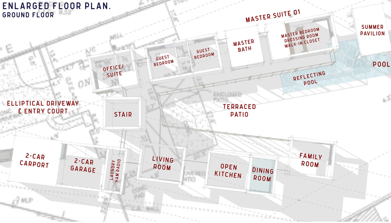 floor plan of west point conceptual design studies for a modern house